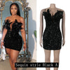 Sequin style Black A