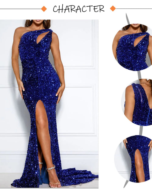 Load image into Gallery viewer, Show-Stopping: Sexy Cut-Out Sequin Bodycon Party Dress for Unforgettable Nights
