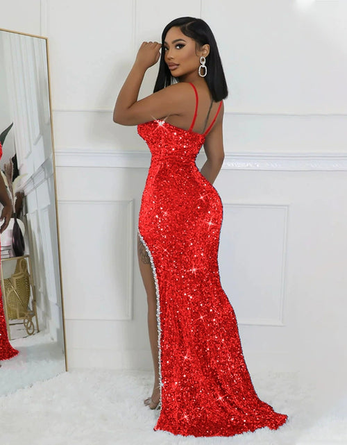 Load image into Gallery viewer, Elegant Long Bodycon Party Dress – Sexy Evening Wear for Women
