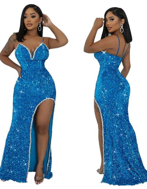 Load image into Gallery viewer, Elegant Long Bodycon Party Dress – Sexy Evening Wear for Women
