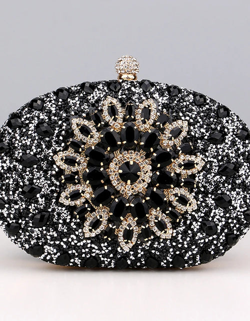 Load image into Gallery viewer, Luxury Diamond Crystal Clutch – Elegant Evening Bag for Weddings &amp; Parties
