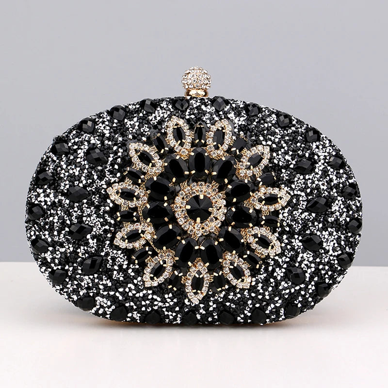 Luxury Diamond Crystal Clutch – Elegant Evening Bag for Weddings & Parties