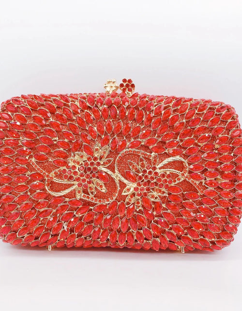 Load image into Gallery viewer, Luxury Diamond Rhinestone Evening Clutch
