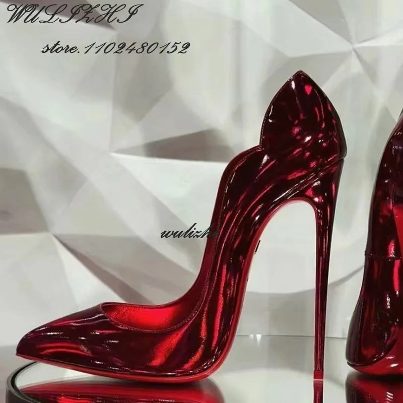 Red Shiny Mirror Heels: The Ultimate Statement for Bold Elegance