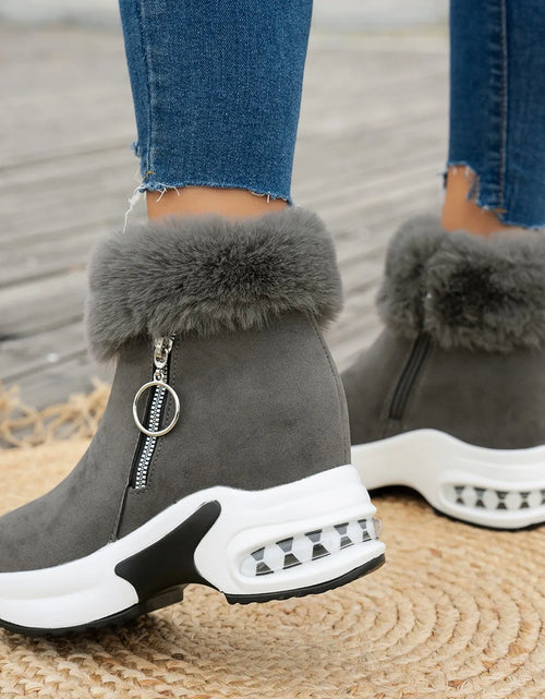 Load image into Gallery viewer, Cozy Luxe: Winter Warm Sneakers with Fluffy Comfort &amp; Style
