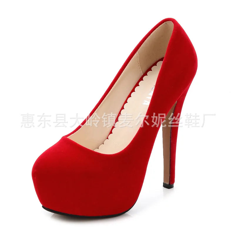 Elevate Your Elegance: 14cm Platform Pumps for Stunning Height and Style