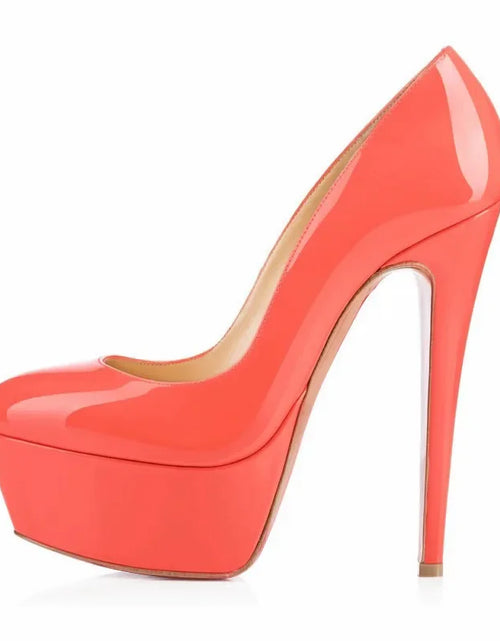 Load image into Gallery viewer, Dare to Shine: 14cm Platform Stiletto Heels for Unisex Confidence
