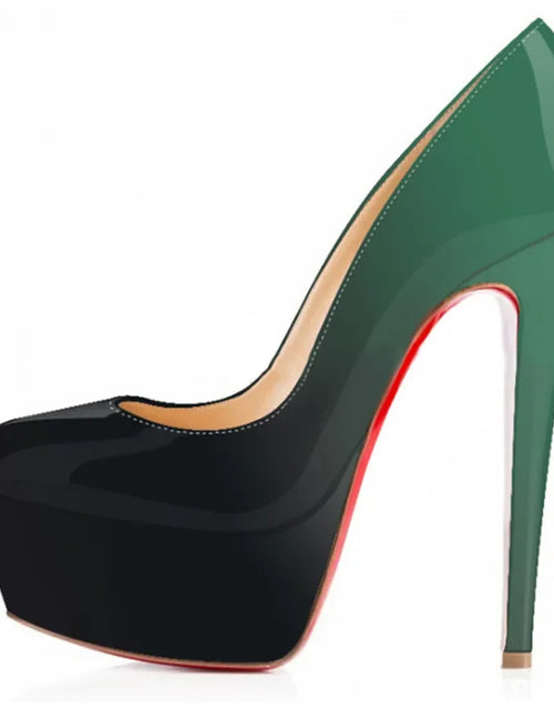 Load image into Gallery viewer, Dare to Shine: 14cm Platform Stiletto Heels for Unisex Confidence
