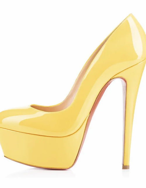 Load image into Gallery viewer, Dare to Shine: 14cm Platform Stiletto Heels for Unisex Confidence
