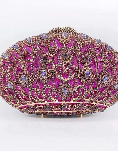 Load image into Gallery viewer, Luxury Diamond Rhinestone Evening Clutch
