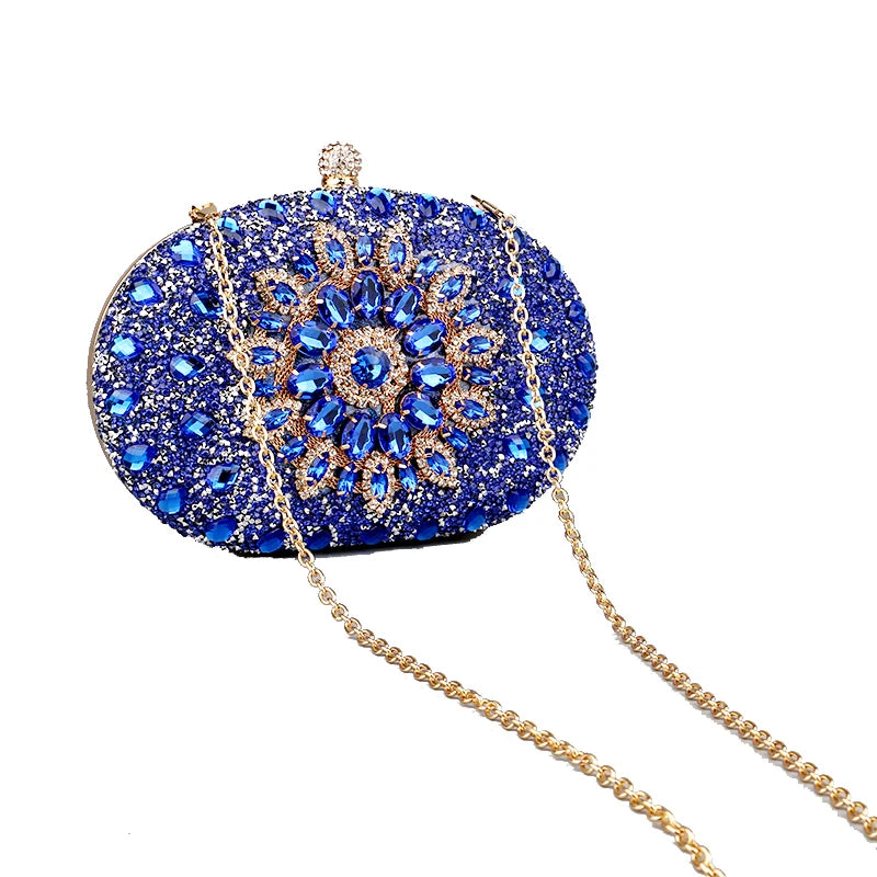 Luxury Diamond Crystal Clutch – Elegant Evening Bag for Weddings & Parties