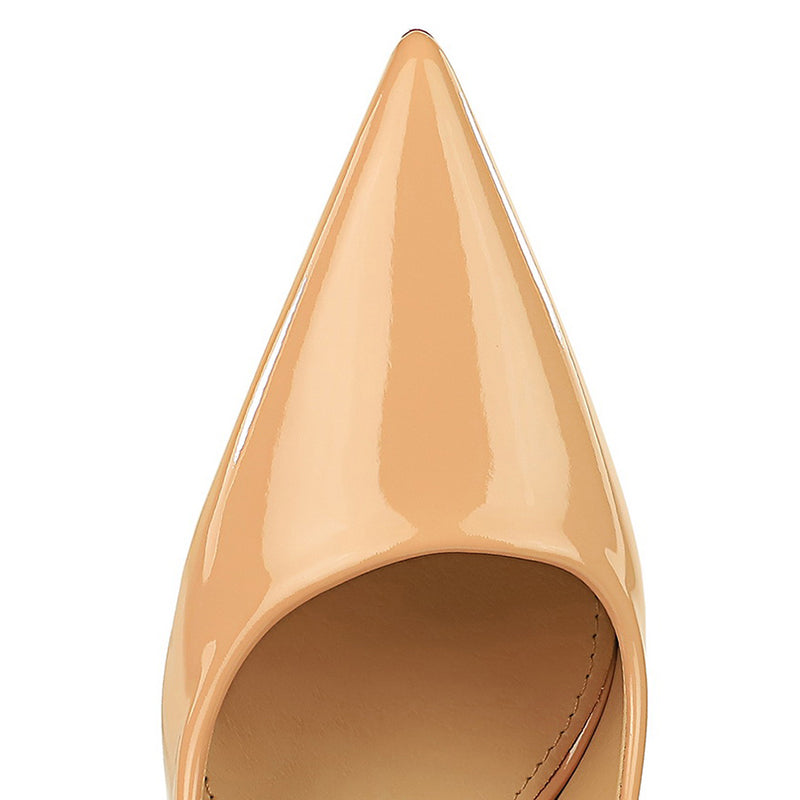 Timeless Elegance: 9.5cm Glossy Stiletto Heels for Every Occasion