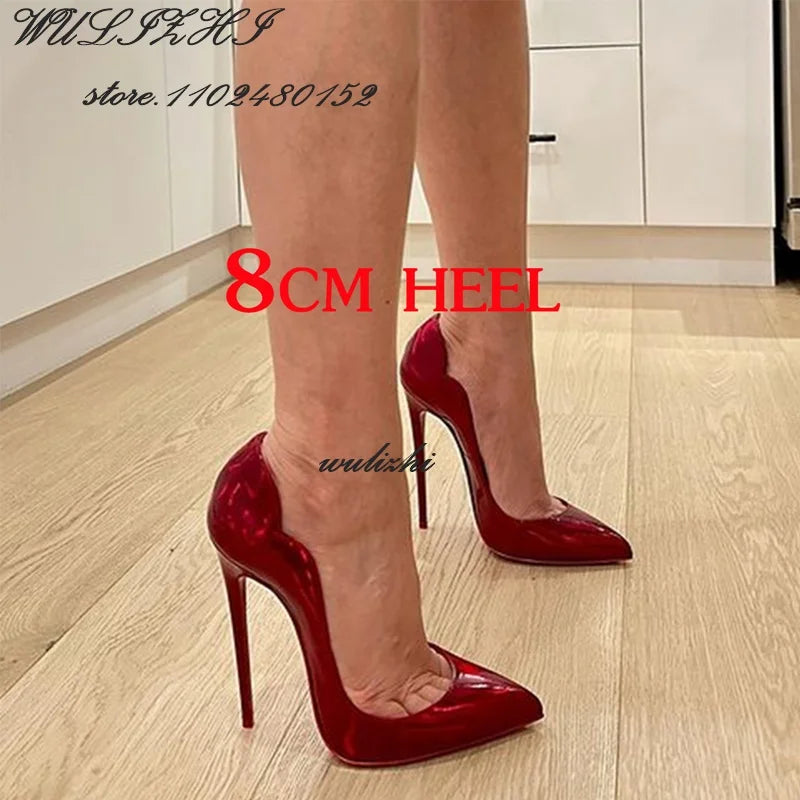 Red Shiny Mirror Heels: The Ultimate Statement for Bold Elegance