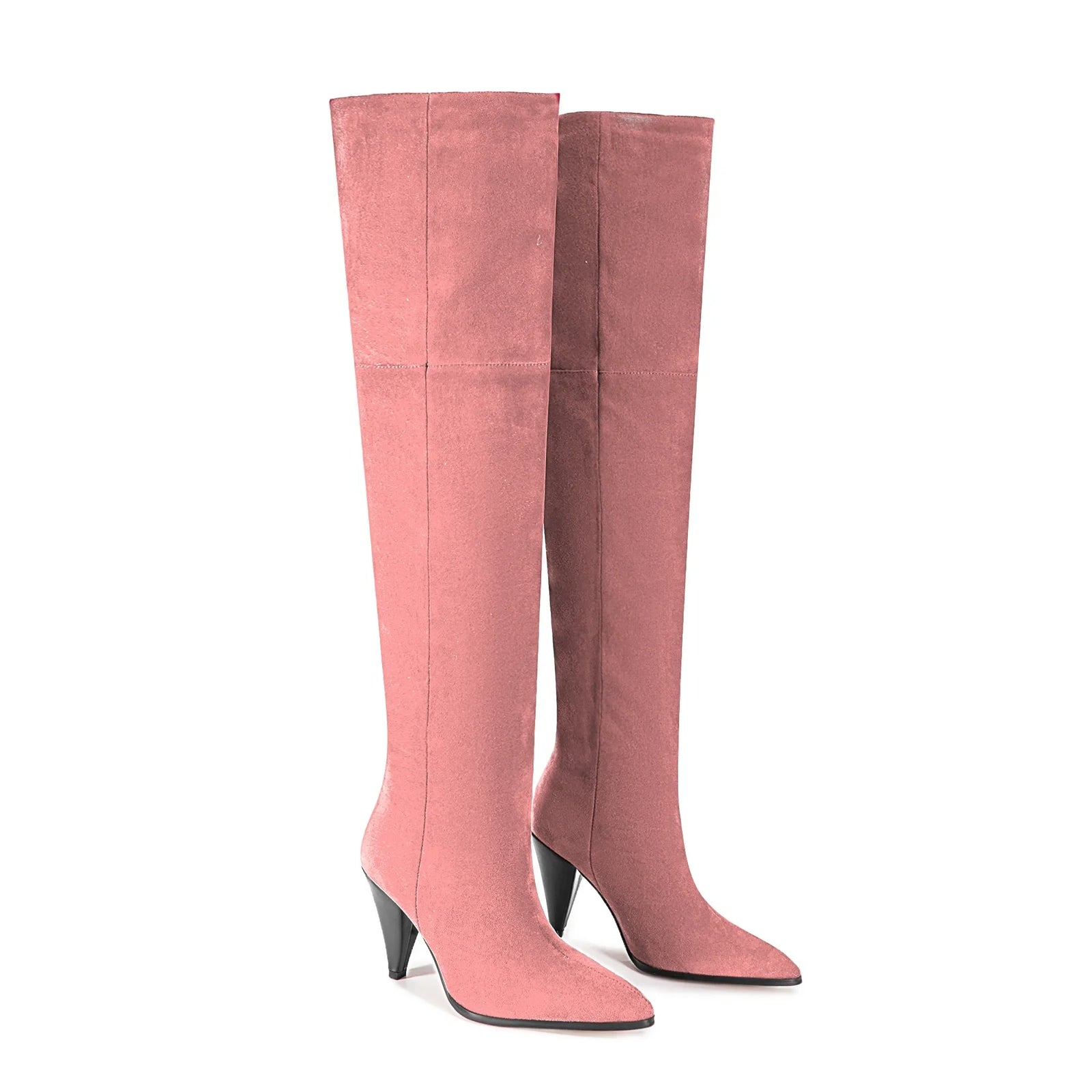 European & American Autumn/Winter Fashion Over-the-Knee High Heel Boots – Pointed Tapered Design