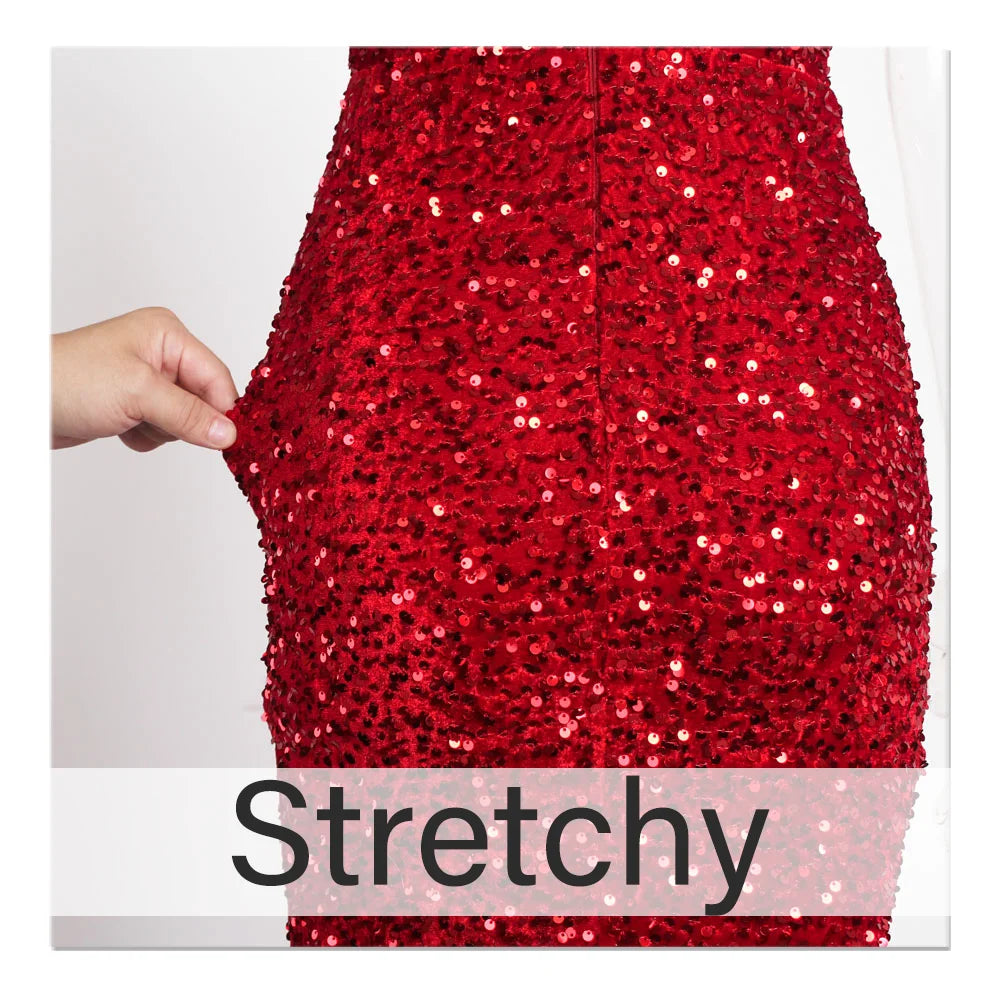 Show-Stopping: Sexy Cut-Out Sequin Bodycon Party Dress for Unforgettable Nights