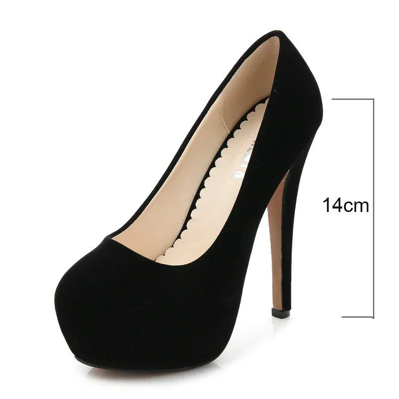 Elevate Your Elegance: 14cm Platform Pumps for Stunning Height and Style