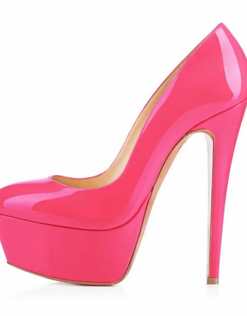 Load image into Gallery viewer, Dare to Shine: 14cm Platform Stiletto Heels for Unisex Confidence
