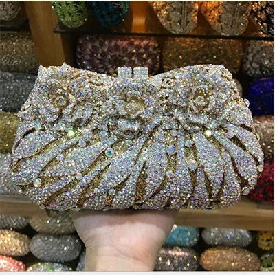 Load image into Gallery viewer, Luxury Diamond Rhinestone Evening Clutch
