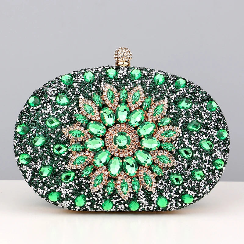 Luxury Diamond Crystal Clutch – Elegant Evening Bag for Weddings & Parties