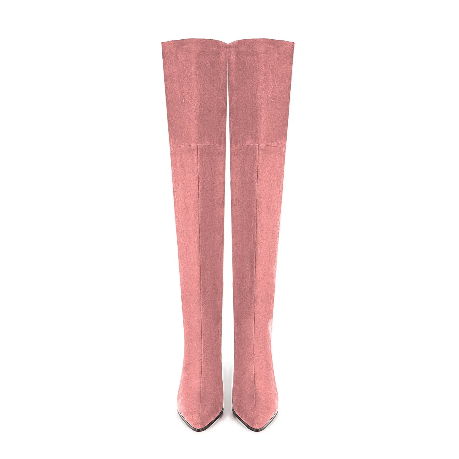 European & American Autumn/Winter Fashion Over-the-Knee High Heel Boots – Pointed Tapered Design