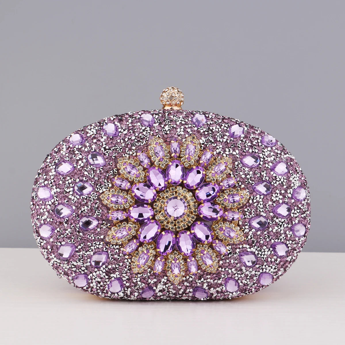 Luxury Diamond Crystal Clutch – Elegant Evening Bag for Weddings & Parties