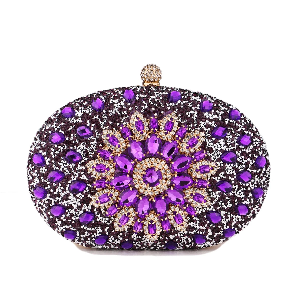 Luxury Diamond Crystal Clutch – Elegant Evening Bag for Weddings & Parties