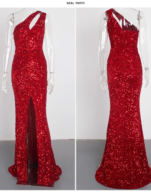 Load image into Gallery viewer, Show-Stopping: Sexy Cut-Out Sequin Bodycon Party Dress for Unforgettable Nights
