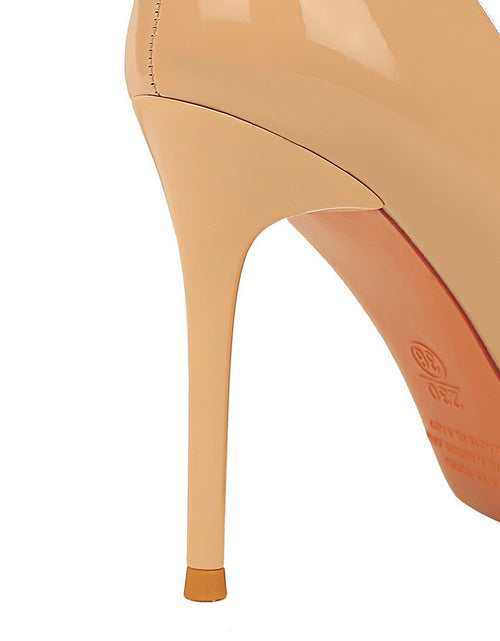 Load image into Gallery viewer, Timeless Elegance: 9.5cm Glossy Stiletto Heels for Every Occasion
