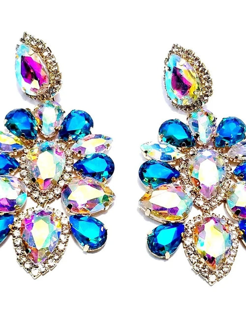 Load image into Gallery viewer, Luxury Chandelier Rhinestone Drop Earrings – Elegant Gift for Women
