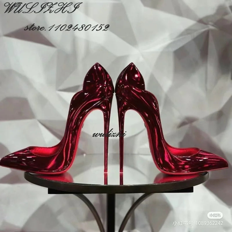 Red Shiny Mirror Heels: The Ultimate Statement for Bold Elegance