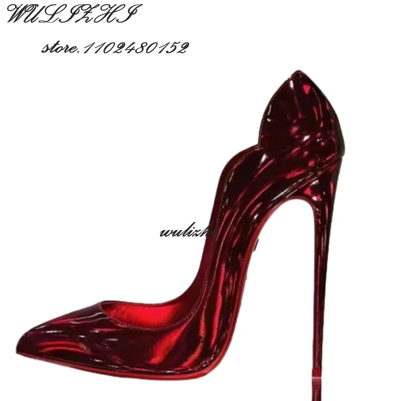 Red Shiny Mirror Heels: The Ultimate Statement for Bold Elegance