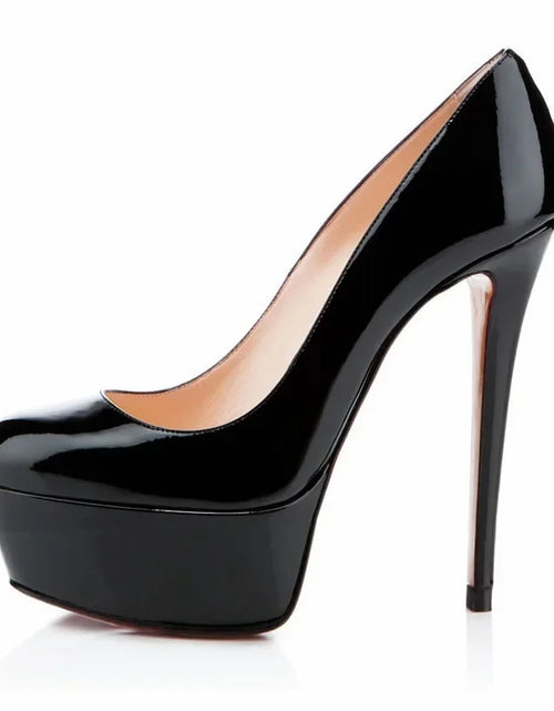 Load image into Gallery viewer, Dare to Shine: 14cm Platform Stiletto Heels for Unisex Confidence
