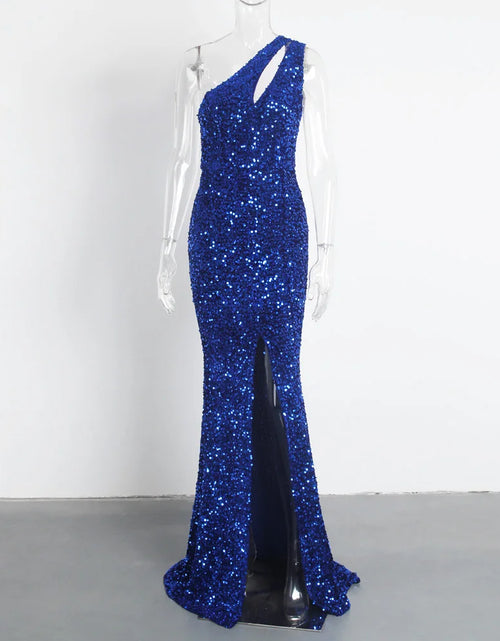 Load image into Gallery viewer, Show-Stopping: Sexy Cut-Out Sequin Bodycon Party Dress for Unforgettable Nights
