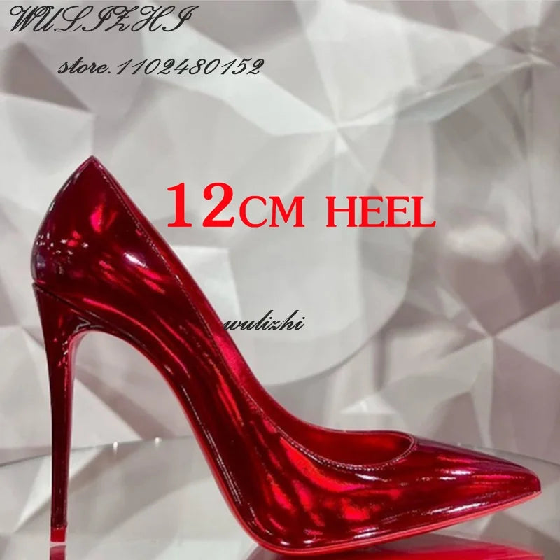 Red Shiny Mirror Heels: The Ultimate Statement for Bold Elegance