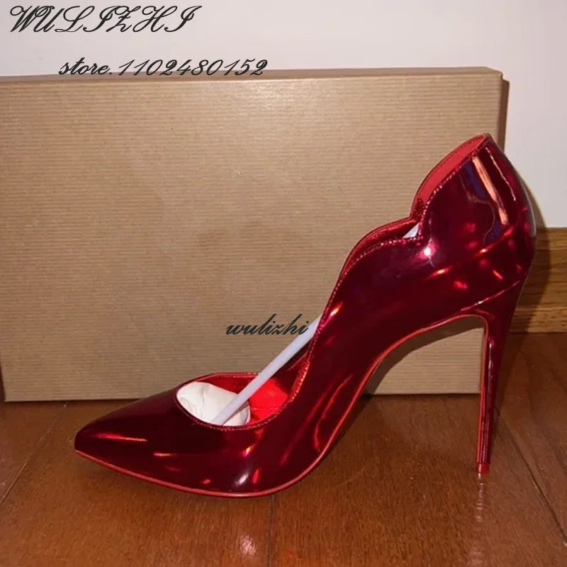 Red Shiny Mirror Heels: The Ultimate Statement for Bold Elegance