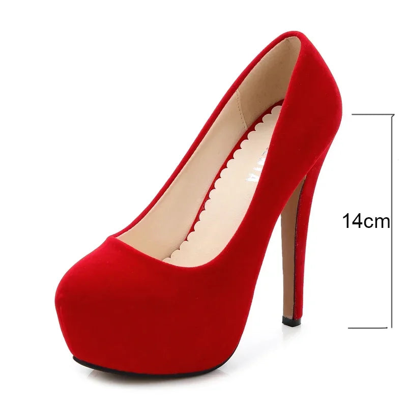 Elevate Your Elegance: 14cm Platform Pumps for Stunning Height and Style