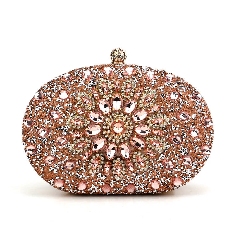 Luxury Diamond Crystal Clutch – Elegant Evening Bag for Weddings & Parties