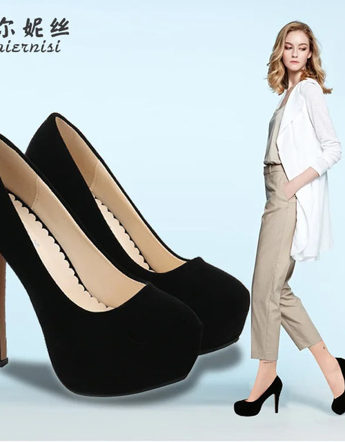 Load image into Gallery viewer, Elevate Your Elegance: 14cm Platform Pumps for Stunning Height and Style
